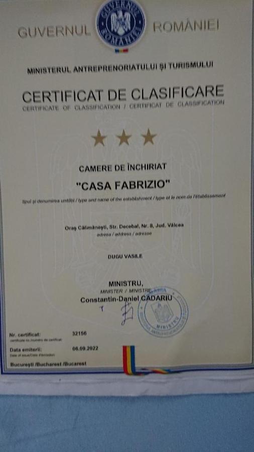 Casa Fabrizio Ξενοδοχείο Călimăneşti Εξωτερικό φωτογραφία